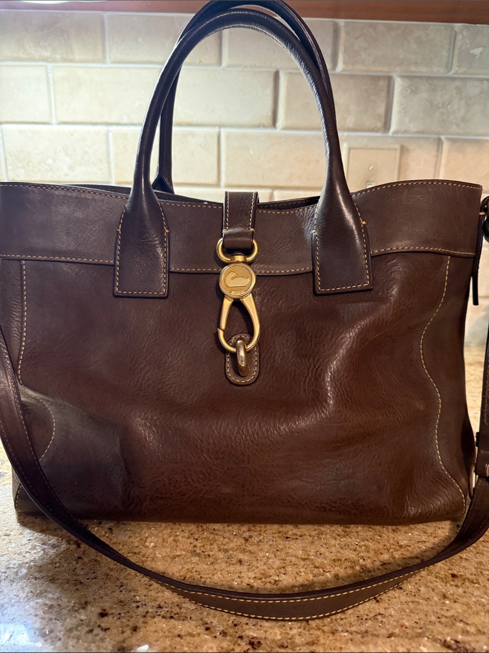 Dooney & Bourke Florentine Leather Satchel